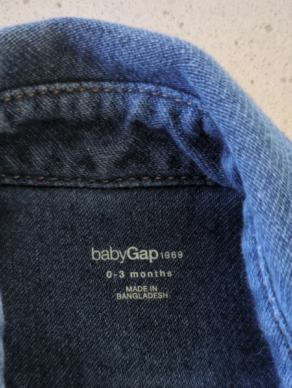 GAP Baby Blue Denim Jacket 0-3 Months